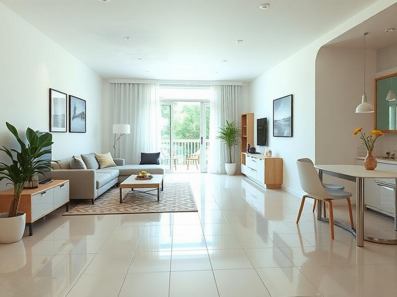 Three Bedroom affordable housing unit interior